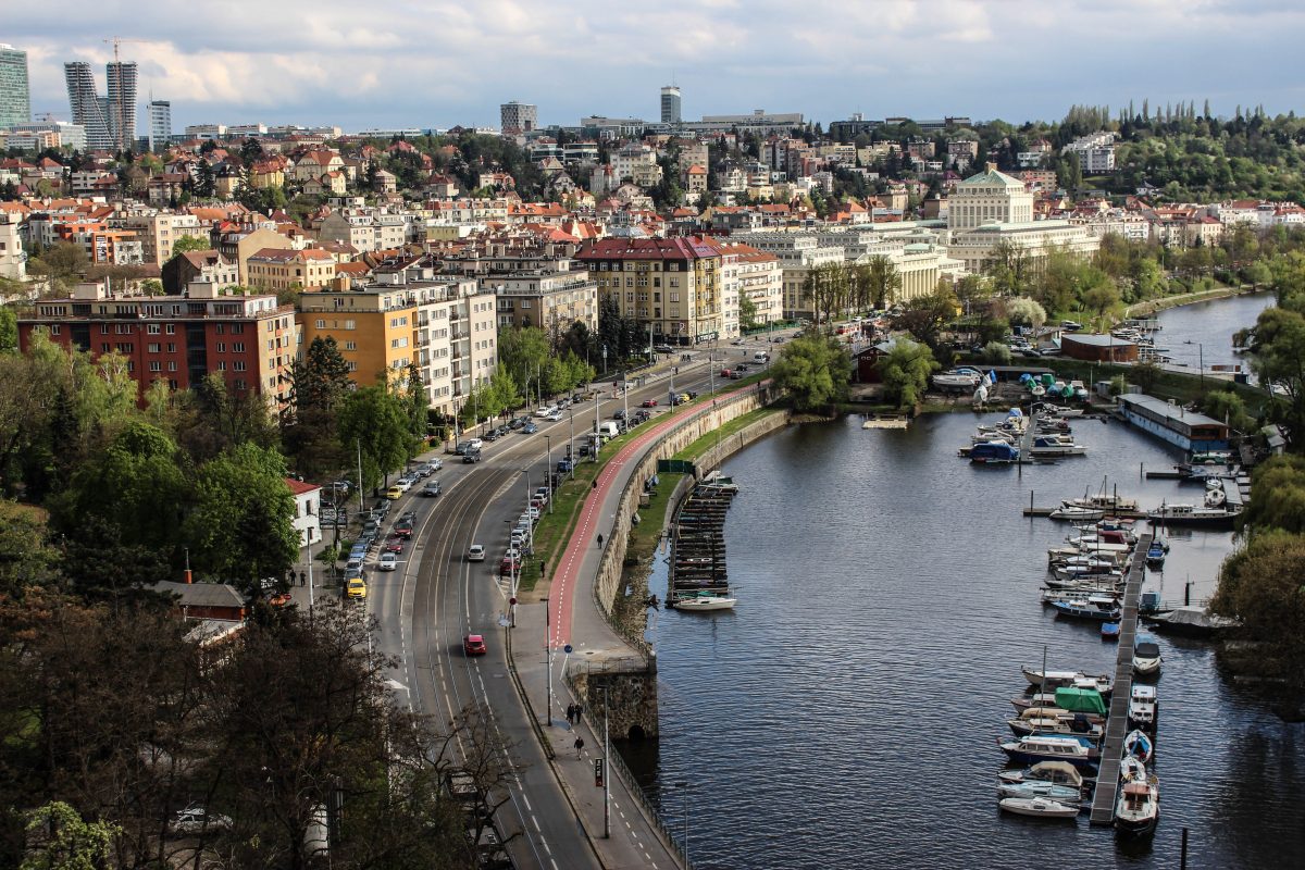 vue de toit prague