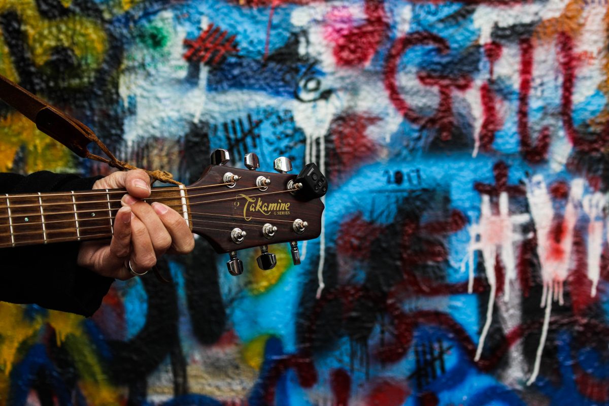 guitare prague jonh lenon wall