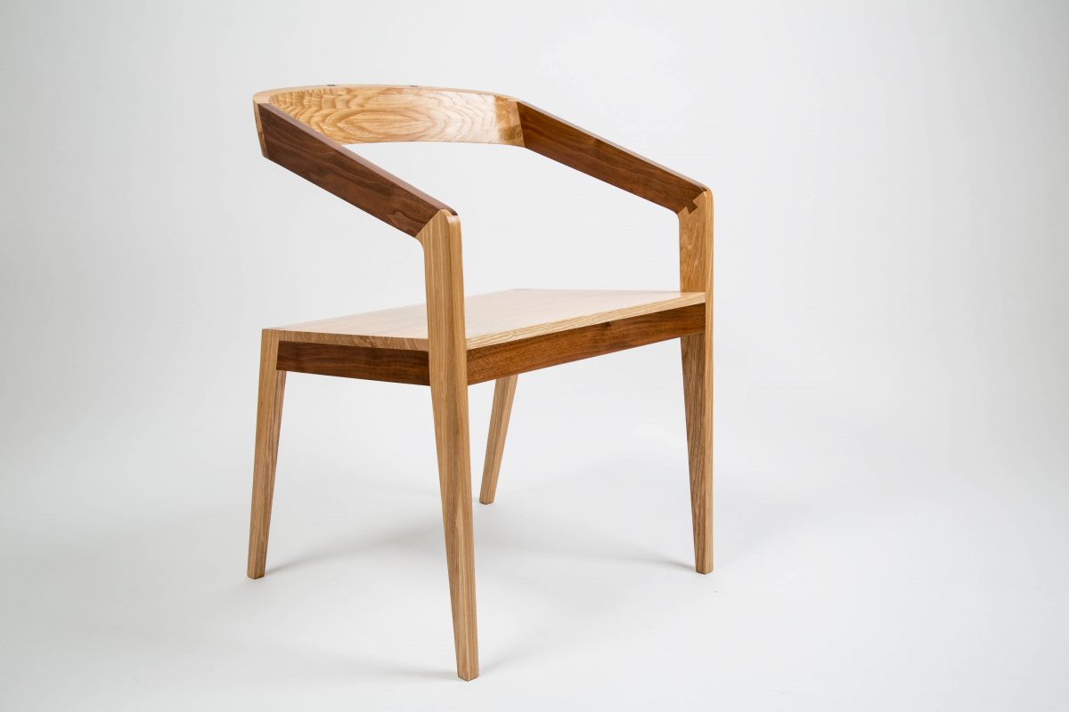 Dovetail chair design woodworking franck grossel ébénisterie artisanat flo thailande